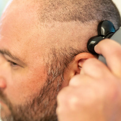 Rasage net et uniforme en moins de 2 minutes, sans coupures.